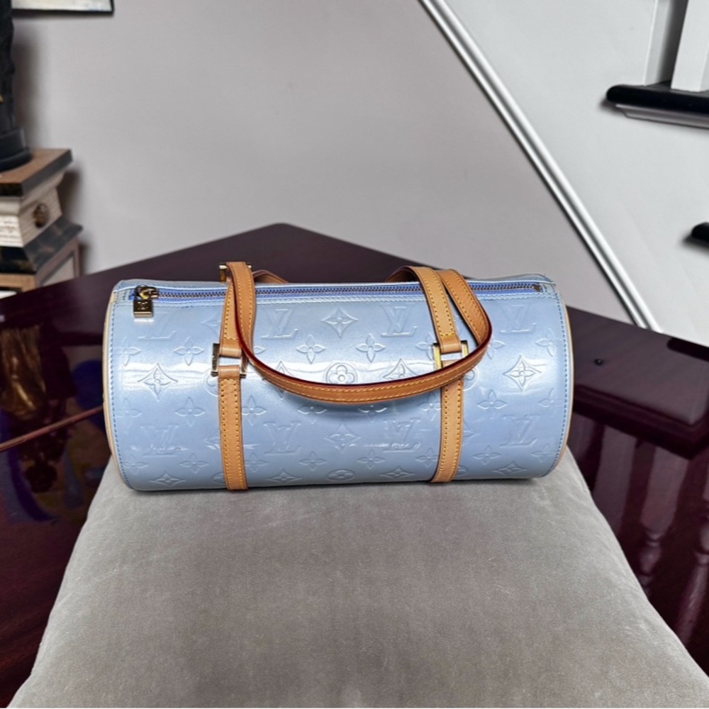 Louis Vuitton Pale Lilac Bedford Papillion Barrel Bag PRISTINE